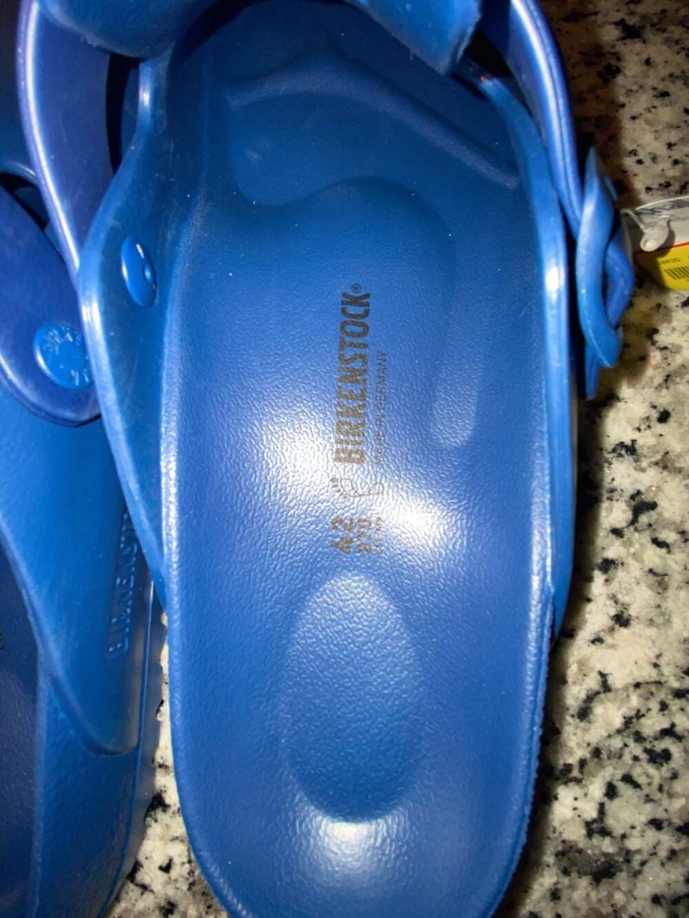 Birkenstock Boston EVA Clogs in Navy Blue - Picture 3 of 3